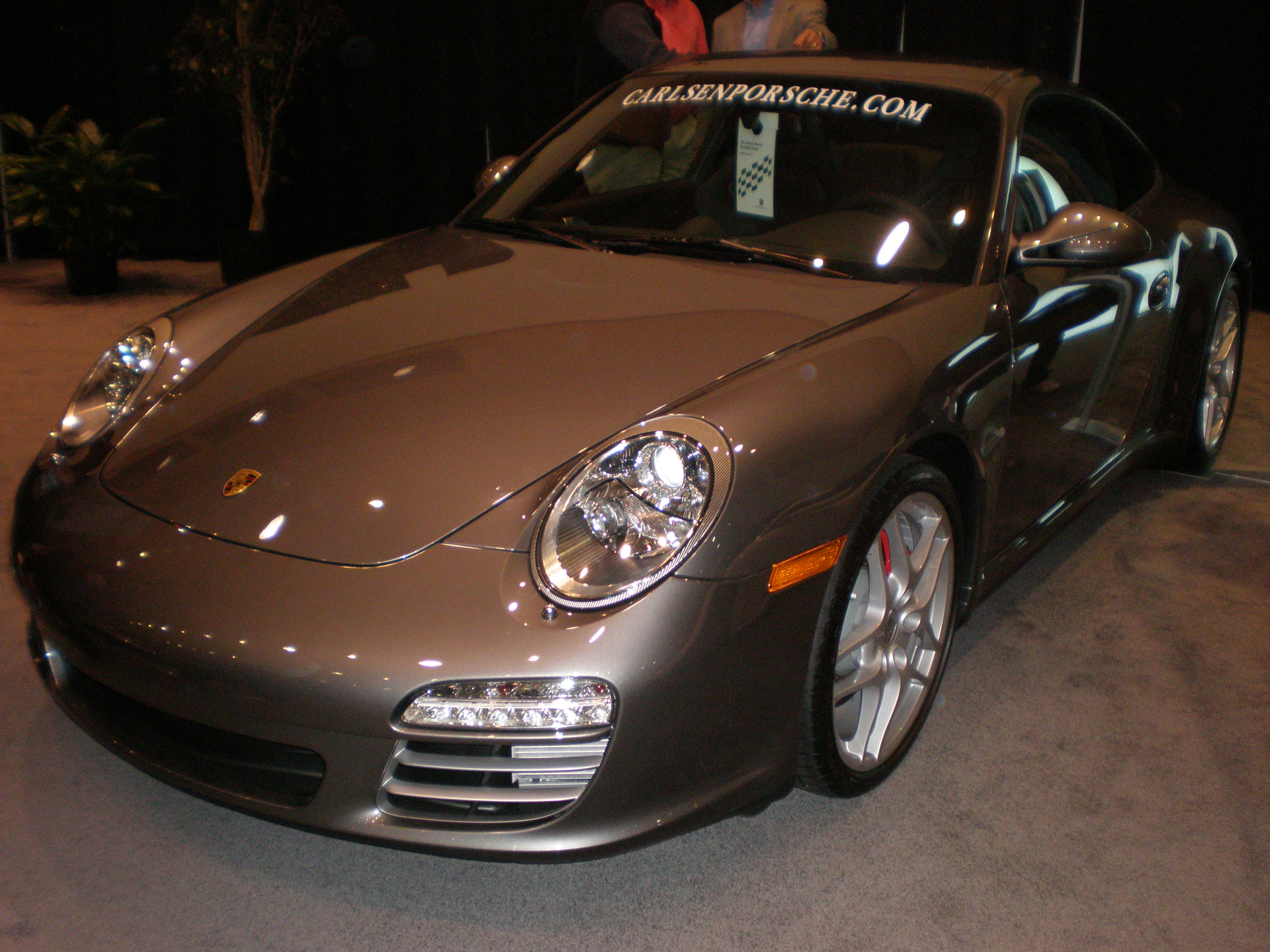 2009 Porsche 911 Carrera 4S coupe at an auto show