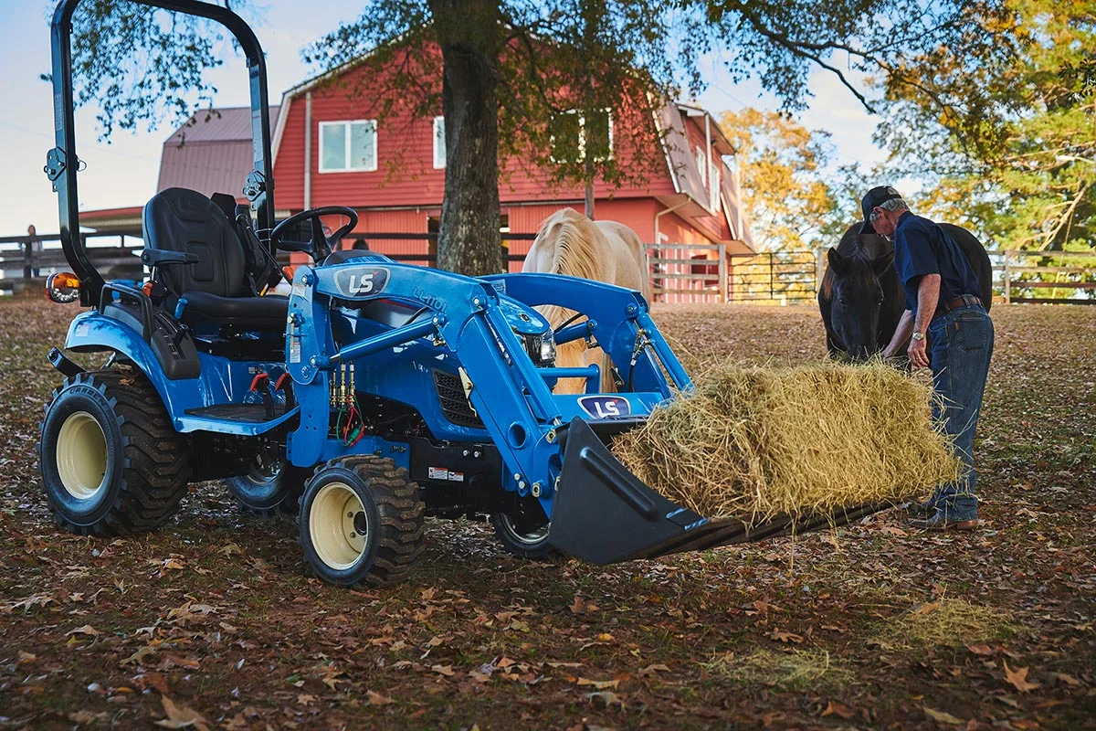 LS MT125 with loader