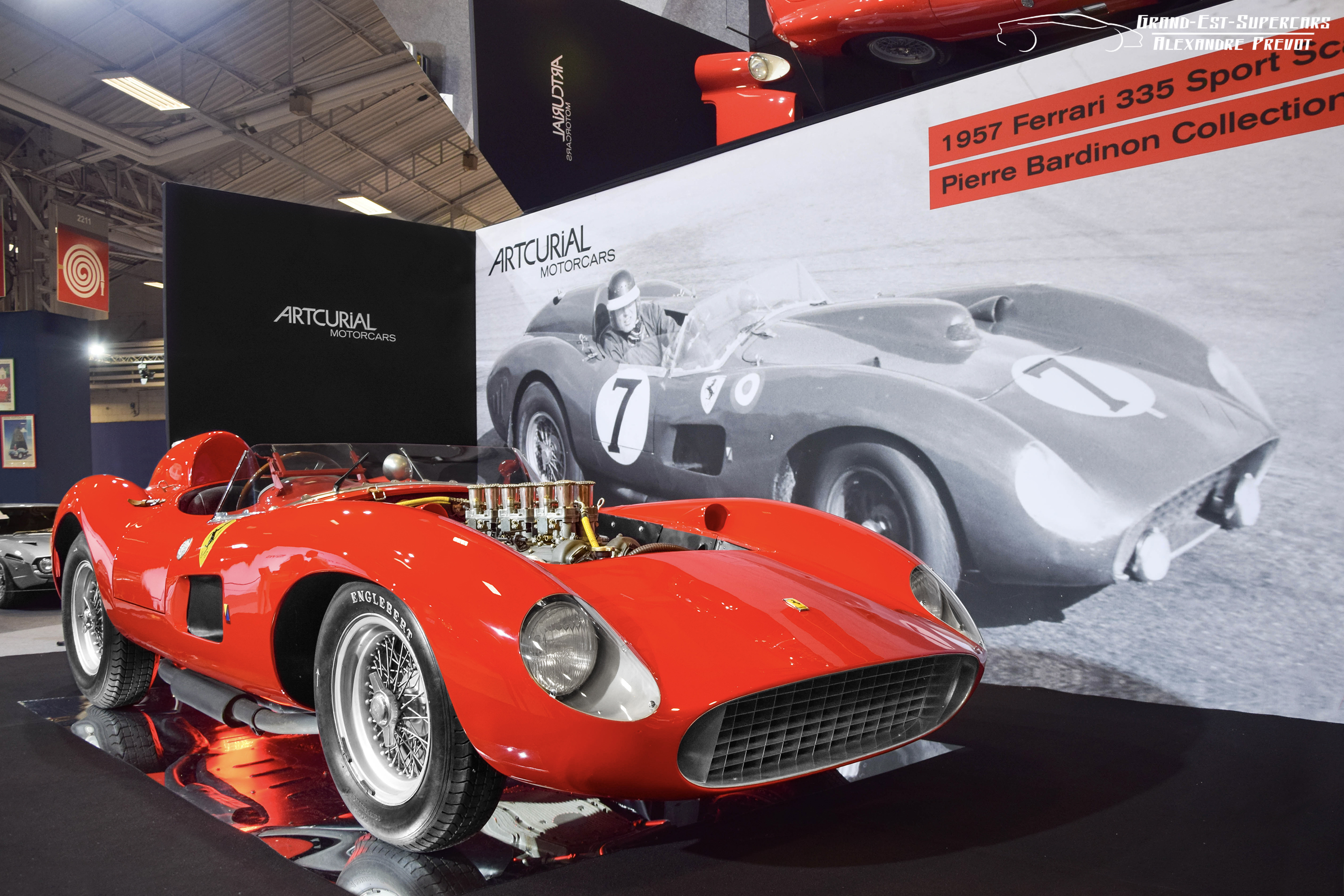 Ferrari 335 Sport chassis 0674 at Rétromobile