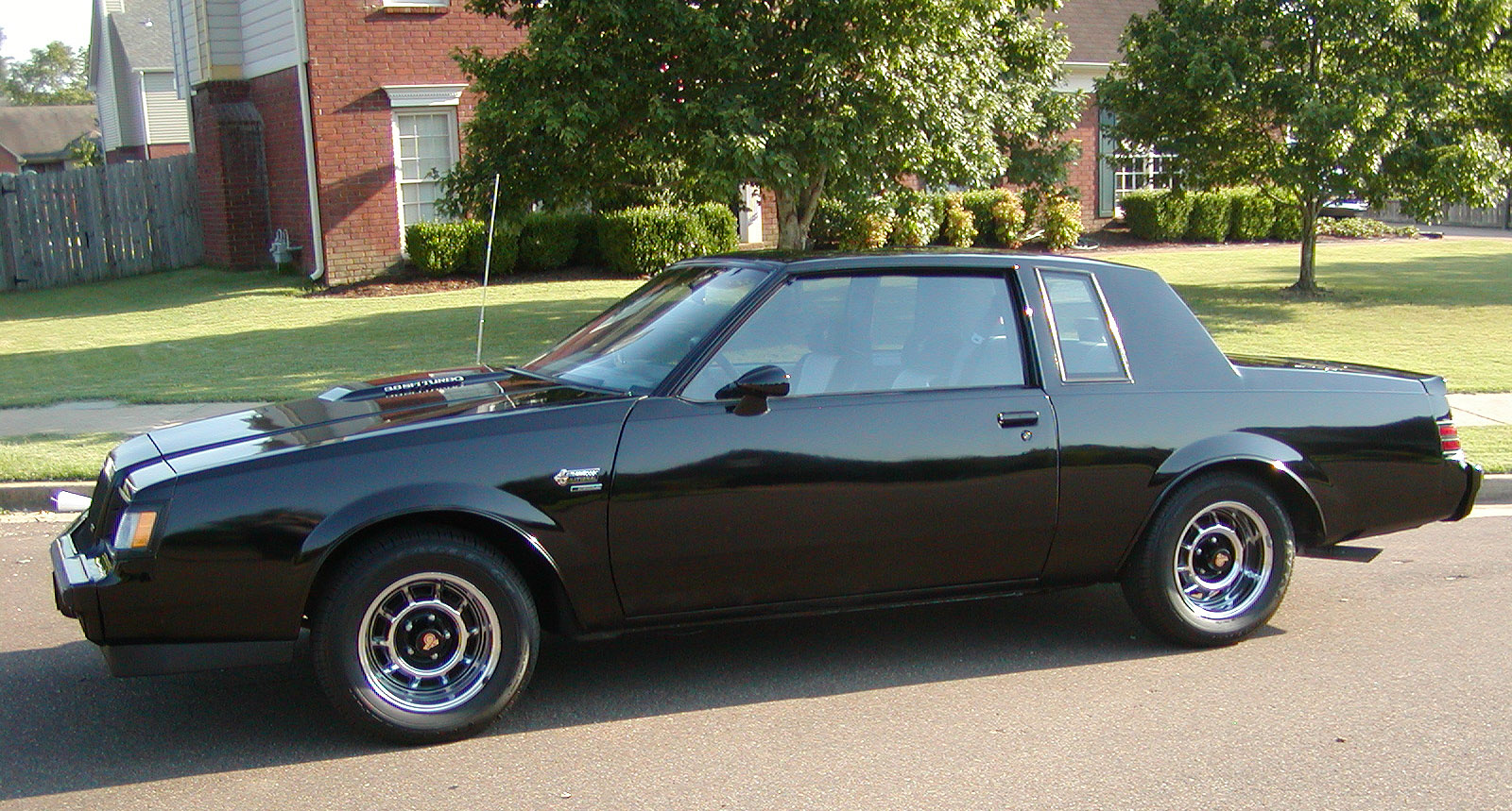 Black 1987 Buick Regal Grand National coupe