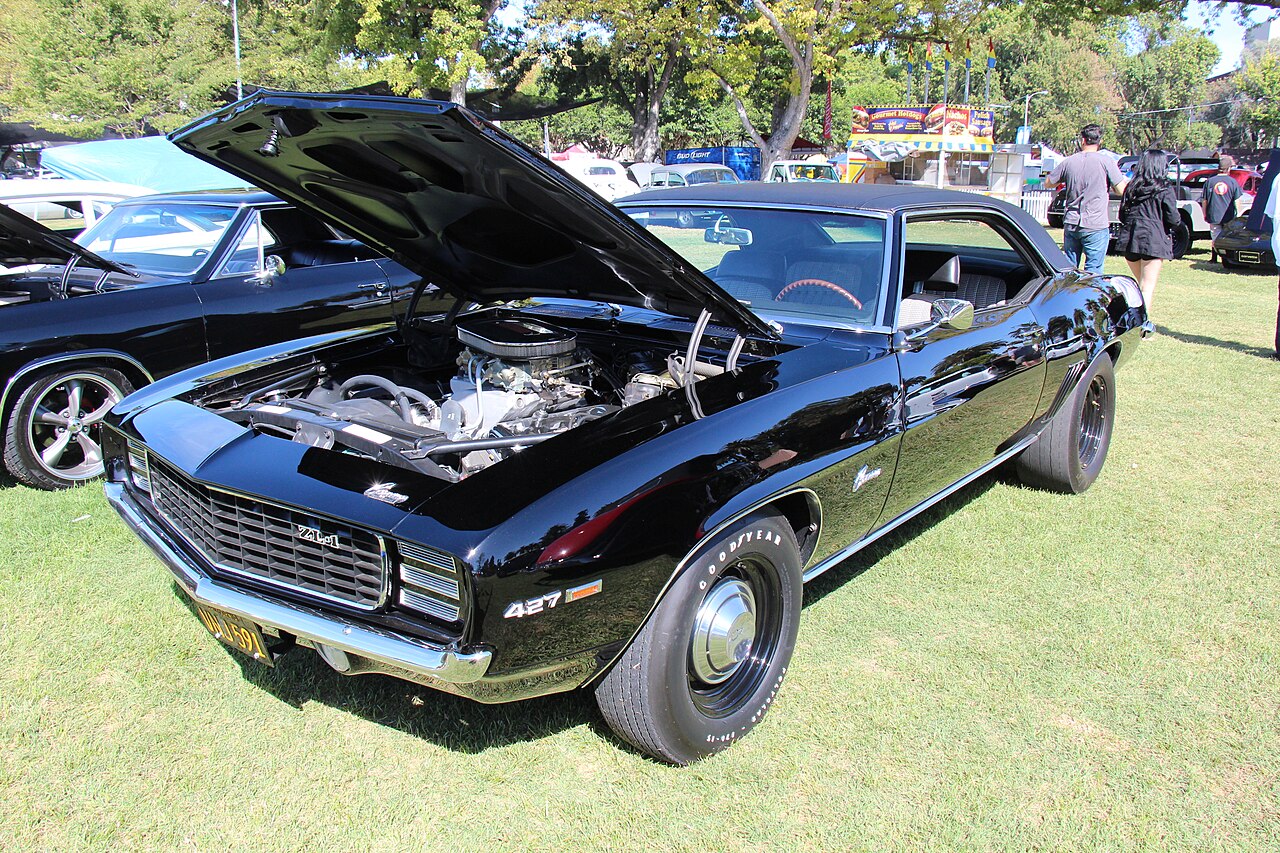 Black 1969 Chevrolet Camaro COPO 9560 ZL1