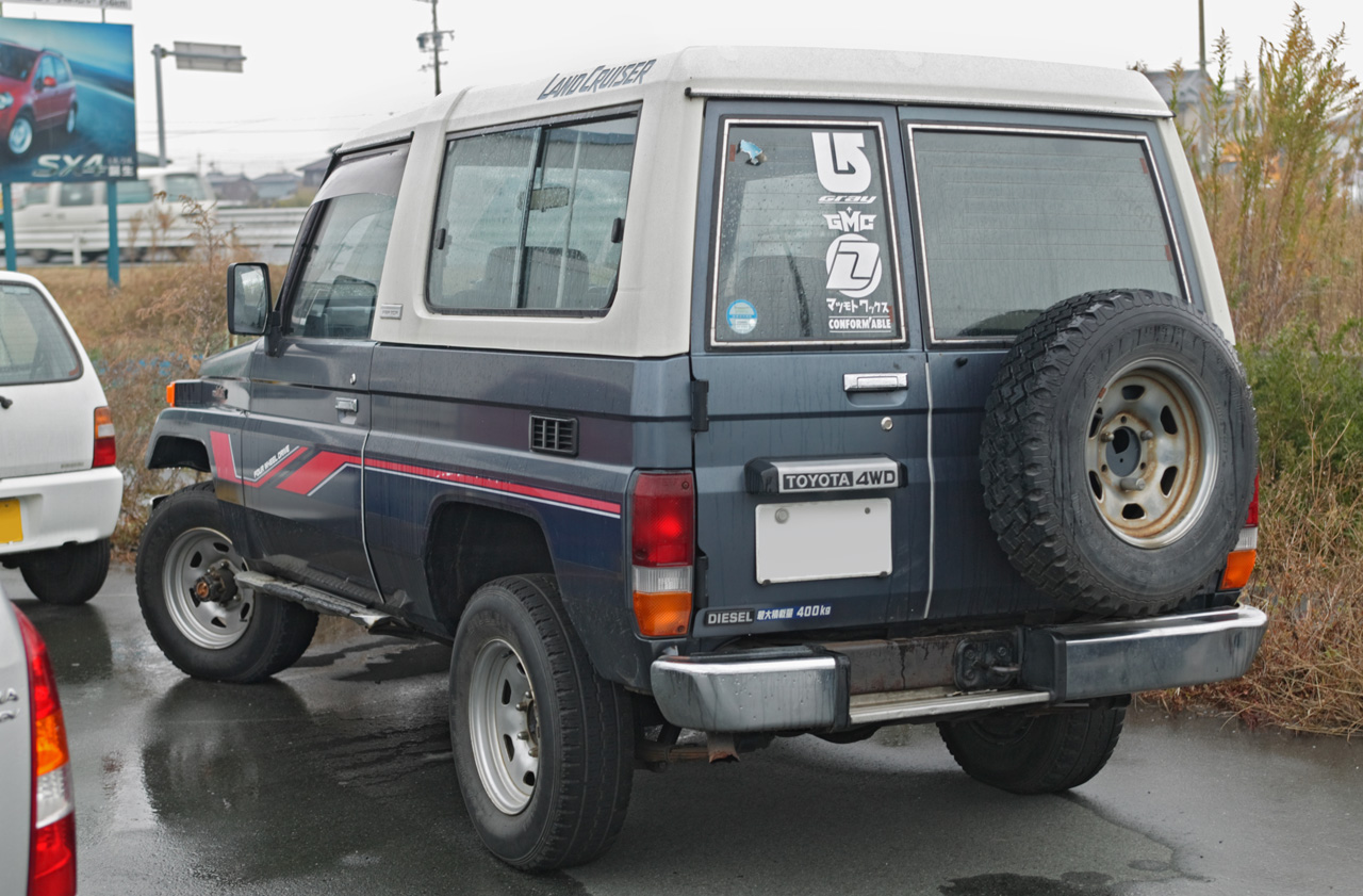 Toyota Land Cruiser 70 Series BJ73V with removable FRP roof