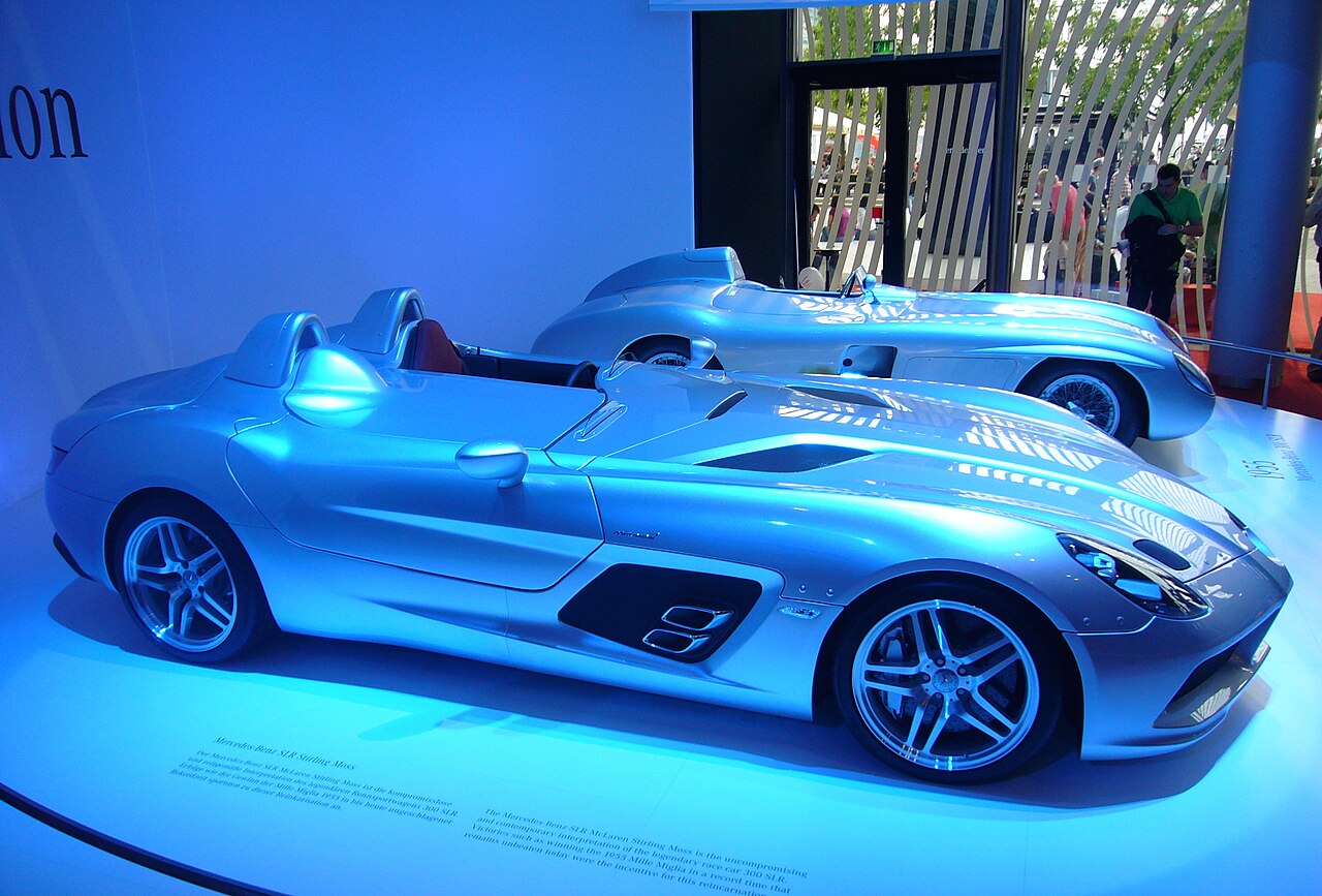 Mercedes-Benz SLR Stirling Moss photograph
