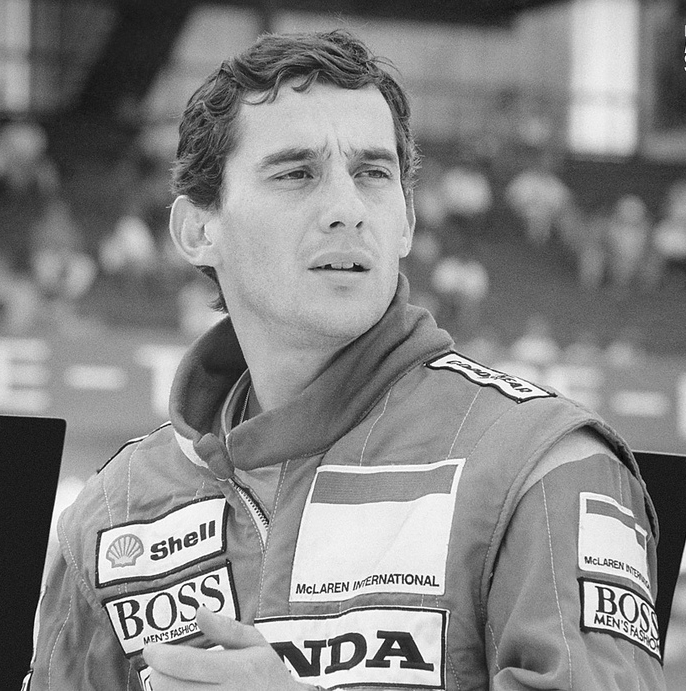 Ayrton Senna photograph