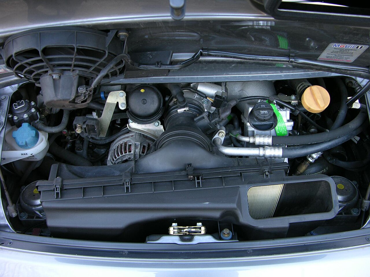 Porsche 996 GT3 3.6 flat-six photograph