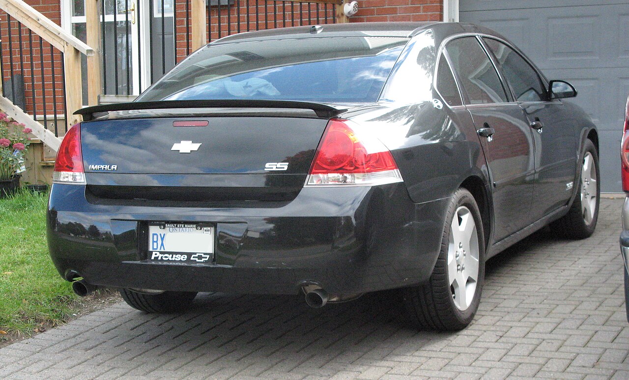 2007 Chevrolet Impala SS sedan, rear